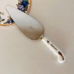 Royal Albert 'September' Cake/Pie Knife, Flower of the Month, English Porcelain