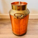 Large Copper Jug Umbrella Stand: Rustic 70s Farmhouse Decor - Image 4