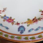 Vintage Porcelain Plates Blue Ribbons and Garlands, The Regent China, Made in England - Image 7