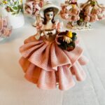 Original Dresden Lace Porcelain Lady Figurine Vintage Collectible Item - Image 2