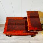 Chippendale Wood Nightstand – One Drawer Bedside Cabinet, Vintage Accent Table - Image 8