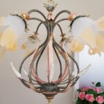 Italian Crystal Chandelier – Renzo del Ventisette, Hollywood Regency Glamour, 6-Light Gilded Brass Fixture - Image 3