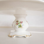 Royal Albert Porcelain Pedestal Dish – Moss Rose Footed Comport - Image 5