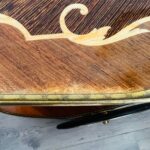 Italian Brass Bar Cart – 1960s Hollywood Regency Trolley with Glass Shelves - Image 7