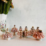 Original Dresden Lace Porcelain Lady Figurine Vintage Collectible Item - Image 9