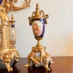 Mantel clock Lancini / vintage from the 70's / made in Italy / Hermle mecanism balance wheels and original key - Image 3