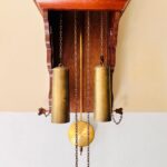 Original Warmink Wuba /Beautiful Pendulum/ Home Decor/ Antique Wall Clock/ Friesian Dutch clock/ Moon-phase/ Hand Painted/ Brass Ornaments - Image 6