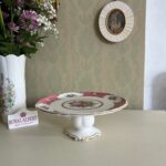 Royal Albert Lady Carlyle Pedestal Dish – Pink Floral Porcelain Comport, English Bone China - Image 4