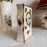 Original Royal Old Country Roses, Quartz Clock, Bone China Porcelain, Made in England - Image 5