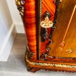 Exquisite Vintage Hand-painted Cabinet French Louis XV-style - Image 8