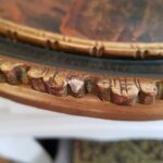 Italian Big Oval Picture, Lovely Art Print on Messing, Romantic Scene, Landscape, Italy Art Print, Wall Picture, Interior Design - Image 9