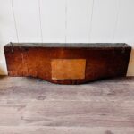 Old Dutch wall hanger, coat rack with beveled mirror - Image 10