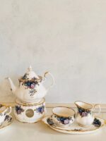 Original Royal Albert Moonlight Rose Porcelain Avon Cup and Saucer, 1987 LTD - Image 2