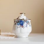 Royal Albert 'Moonlight Rose' Jam Pot with Lid, Hard to find, ! - Image 2