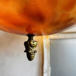 French Rococo Chandelier with Vianne Glass Shades – Louis XV Gold Tone 5-Light Fixture - Image 9