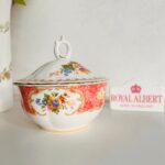 Original Vintage Royal Albert Lady Carlyle Candy Bowl with Lid - Image 2