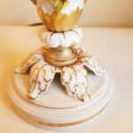 Capodimonte Porcelain Table Lamps – Pair with Pink Roses, Romantic Bedside Lighting - Image 8