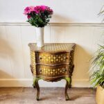 Vintage Cabinet - Gilded Wood Italian Cabinet - Hollywood Regency - Florentine Furniture