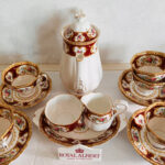 Royal Albert 'Lady Hamilton' Set Bone China Made in England Vintage Crockery - Image 6