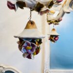 Stunning Chandelier, Capodimonte Porcelain Chandelier, Small Pink Roses, Home Lighting, 5 Arms Chandelier, Play Video! - Image 8