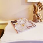 Crystal Cut Glass Ashtray with Gold Rim – Mid Century Barware Accent - Image 4