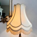 German Ceramic Table Lamp – Soft Cream Glaze, Mid-Century Bedroom or Living Room Lighting - Image 3