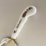 Royal Albert 'September' Cake/Pie Knife, Flower of the Month, English Porcelain - Image 4