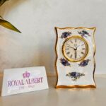 Original Royal Albert Moonlight Rose, Quartz Clock, Bone China Porcelain, Made in England - Image 2