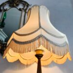 German Ceramic Table Lamp – Soft Cream Glaze, Mid-Century Bedroom or Living Room Lighting - Image 4