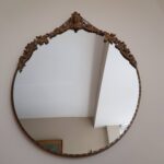 Baroque Oval Wall Mirror – Ornate Gold Frame, Hollywood Regency Style - Image 6