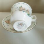 RARE!!! Vintage Royal Albert Constance Teacup and Saucer Sets Gift Set For 2 - Image 7