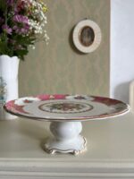 Royal Albert Lady Carlyle Pedestal Dish – Pink Floral Porcelain Comport, English Bone China - Image 7