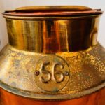 Large Copper Jug Umbrella Stand: Rustic 70s Farmhouse Decor - Image 8
