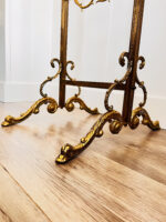 Unique Double Standing Hall Tree Rack in Hollywood Regency Style 1960s Midcentury Coat Hat Rack Vintage Hall Stands - Image 8