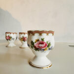 Original Royal Albert Lady Carlyle, Made in England, Egg Cups, Vintage Crockery