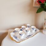 Original Royal Albert Moonlight Rose, Made in England, Set of 6 egg cups, 1987 LTD - Image 3