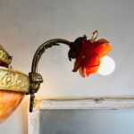 French Rococo Chandelier with Vianne Glass Shades – Louis XV Gold Tone 5-Light Fixture - Image 7