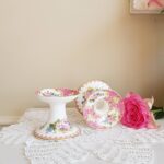 Royal Albert Lady Carlyle Porcelain Candle Holders – Floral Pair, Romantic English Style - Image 3