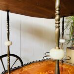 Vintage Brass & Glass Bar Cart: Hollywood Regency Style Drinks Trolley - Image 6