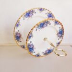 Royal Albert Moonlight Rose Cake Stand: Vintage English Bone China Dessert Server - Image 3