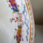 Vintage Porcelain Plates Blue Ribbons and Garlands, The Regent China, Made in England - Image 8