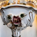 Porcelain Chandelier, Vintage Home Lighting, Capodimonte style. - Image 10