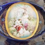 Antique Oval Tray with Handles, An Alexandra Works Royal Vienna Tray....Play the video - Image 3