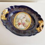 Antique Oval Tray with Handles, An Alexandra Works Royal Vienna Tray....Play the video