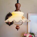 Pull Down Pendant Light – Adjustable Mid Century Hanging Fixture with Swivel Shade