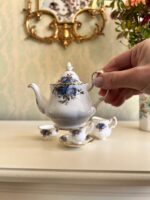 Rare! Rare! Rare! Royal Albert Moonlight Rose Mini Set. Dollhouse porcelain set. Made in England. - Image 7