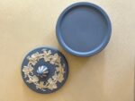 Wedgwood Jasperware Blue Trinket Box with Lid – Classic Cameo Relief, 4.7" Wide - Image 6
