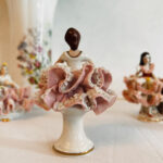 Dresden Lace Porcelain Figurine Vintage Collectible Item Nice gift Vanity Decor - Image 4