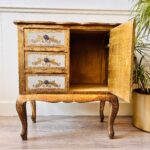Vintage Cabinet - Gilded Wood Italian Cabinet - Hollywood Regency - Florentine Furniture - Image 5