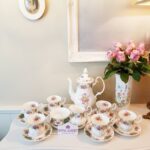 Royal Albert set for six, Made in England, Berkeley pattern, Tea/Coffee set, Vintage Tableware, Bone China, Nice Gift - Image 3